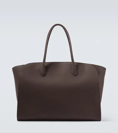 The Row Marlo 17 Leather Tote Bag
