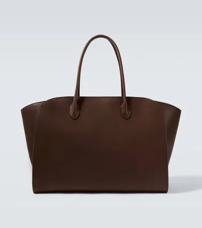 The Row Marlo 17 Leather Tote Bag