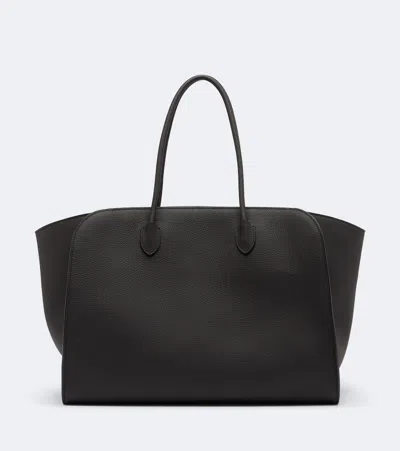 The Row Marlo 17 Leather Tote Bag In Brown