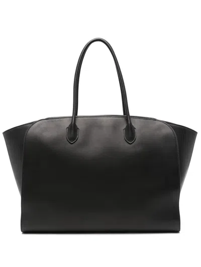 The Row Marlo Tote Bag In Black