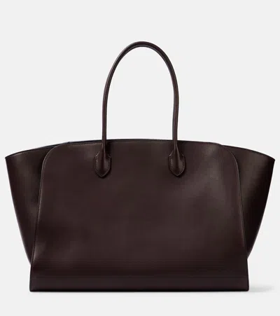 The Row Marlo Large Leather Tote Bag