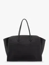 The Row Marlo 17 Matte Grain Leather Tote Bag