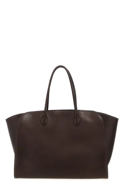 The Row 'marlo' Shopping Bag In Brown