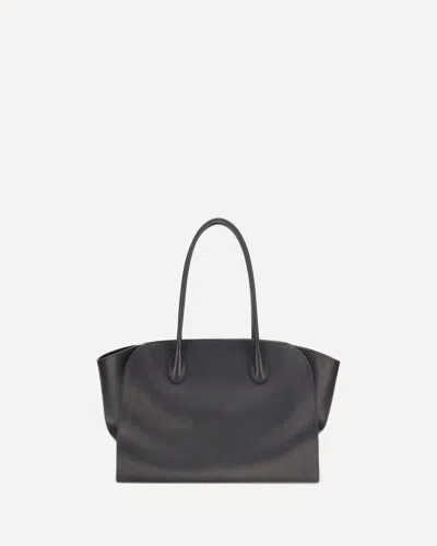 The Row Marlo Shoulder Bag In Black