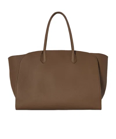 The Row Marlo Tote Bag In Black
