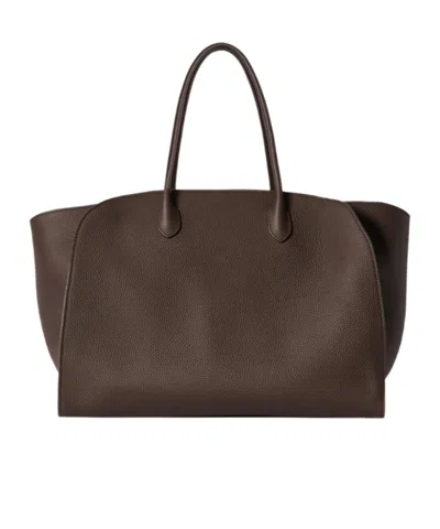 The Row Marlo Tote Bag In Brown