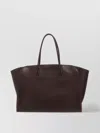 The Row 'marlo' Tote Bag Featuring D-ring Detail In Brown