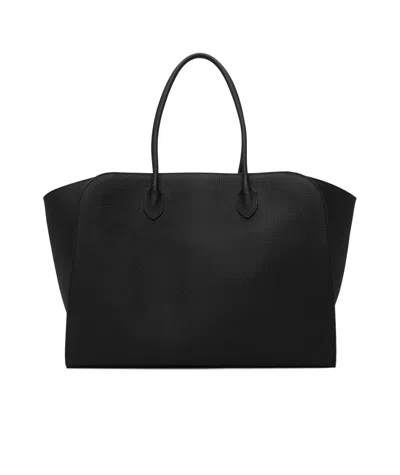 The Row Marlo Horizontal Tote Bag In Black