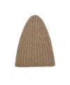 The Row Marly Beanie In Cashmere In Brown