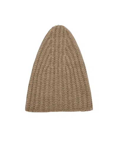 The Row Marly Beanie In Cashmere In Brown