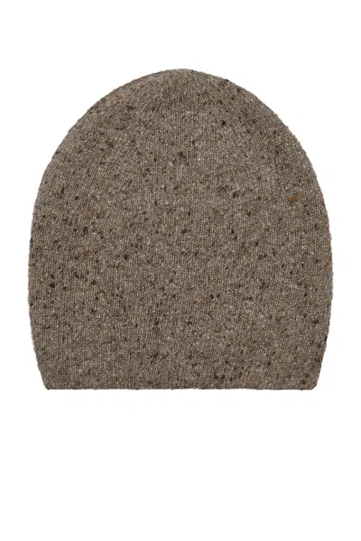 The Row Marvy Beanie In Brown