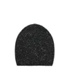 The Row Marvy Beanie In Cashmere In Black