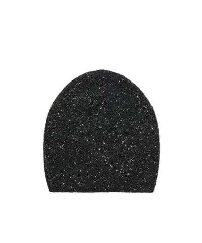 The Row Marvy Beanie In Cashmere In Black
