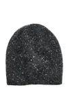 The Row Marvy Cashmere Beanie In Black