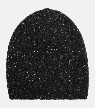 The Row Marvy Cashmere Beanie In Gray