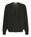 The Row Mats Cashmere Cardigan In Black