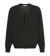 The Row Mats Cashmere Cardigan In Black