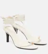 The Row Ankle-tie Leather Gladiator Sandals In White