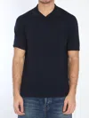 The Row Mauro Short-sleeved Polo T-shirt In Blue