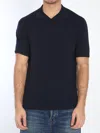 The Row Mauro Short-sleeved Polo T-shirt In Blue