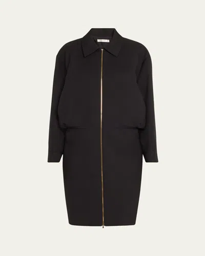 THE ROW MAVE DOUBLE-FACE WOOL MIDI DRESS
