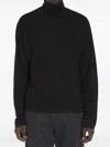 The Row High-neck Regular Fit Sweater For Men In Black