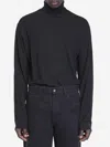 The Row Mavel High-neck Wool Sweater In Black