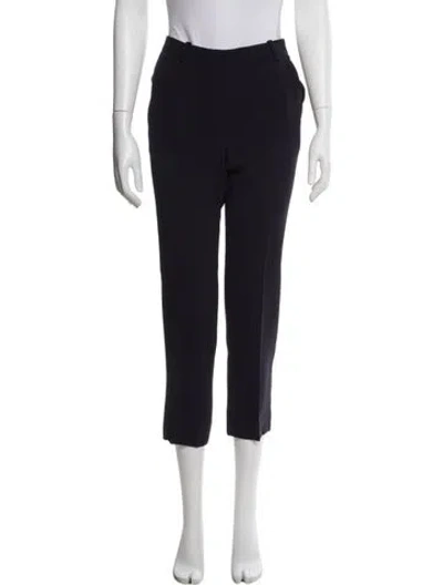 Pre-owned The Row Mavery Straight Leg Pants In Blue