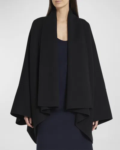 The Row Mavis Cashmere Coat In 黑色