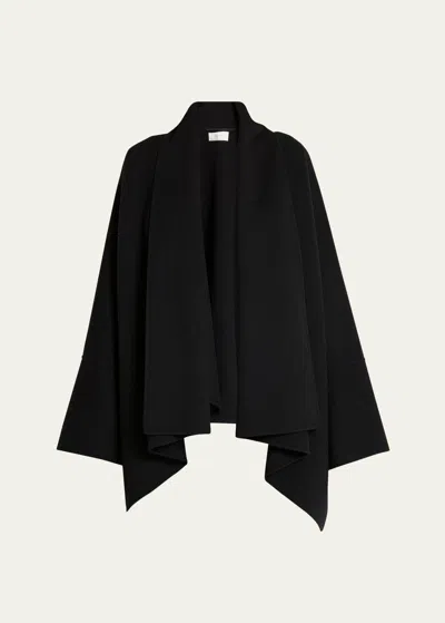 The Row Mavis Cashmere Coat In Black