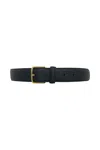 The Row Maxi Classic Belt In Black