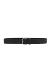 The Row Maxi Classic Leather Belt In Black