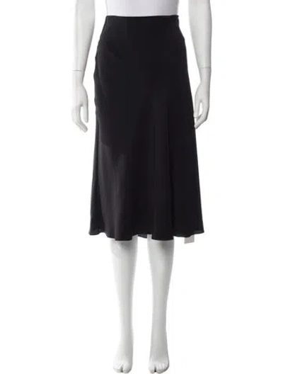 Pre-owned The Row Medela Midi Length Skirt In Black