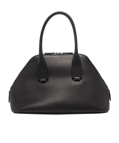 The Row Medium Devon Shoulder Bag In Black