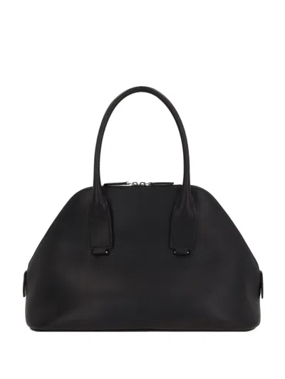 The Row Medium Devon Shoulder Bag In Black