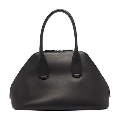 The Row Medium Devon Shoulder Bag In Black