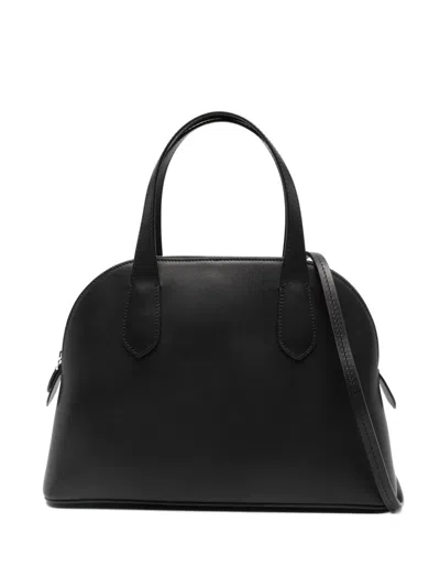 The Row Medium Ingrid Tote Bag In Black
