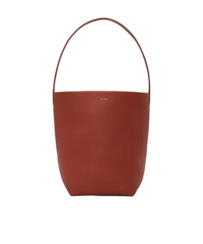 The Row Medium N/s Park Handbag In Red