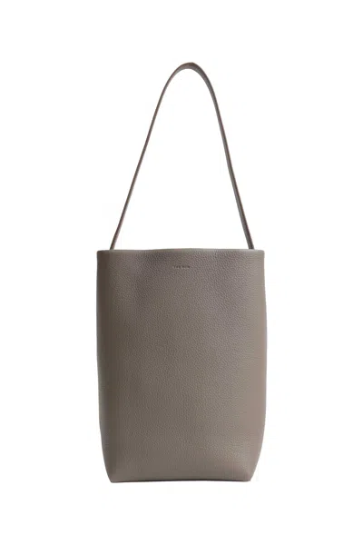 The Row Medium N/s Park Tote Bag In Brown