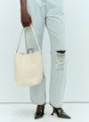 The Row N/s Park Medium Textured-leather Tote In Cream