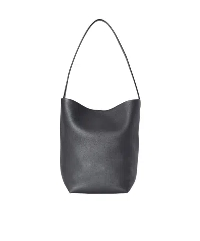 The Row Large N/s Park Tote Bag In Navy