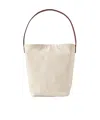 The Row Medium Park North/south Canvas Tote In White