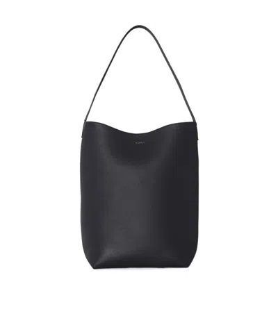 The Row Medium N/s Park Tote Handbag In Black