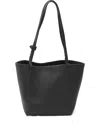 The Row Medium Tote Bag Adjustable Straps In Black