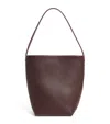 The Row Medium Park Leather Tote Bag In Acajou
