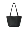 The Row Edium Park Tote Stitch Leather Bag In Gray