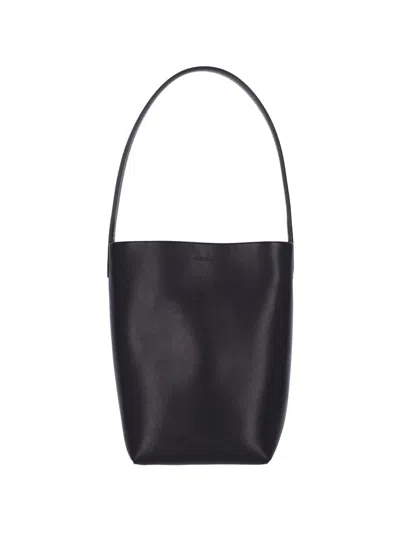 The Row Small Tote Bag "n/s Park" In Black  