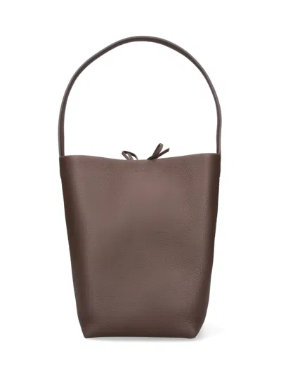The Row Medium Tote Bag "n/s Park" In Brown