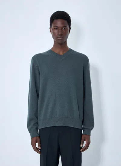 The Row Memphis Sweater In Blue