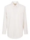The Row Men's 100% Cotton Casual Shirt In White